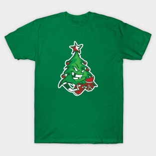 Christmas Tree Hockey T-Shirt